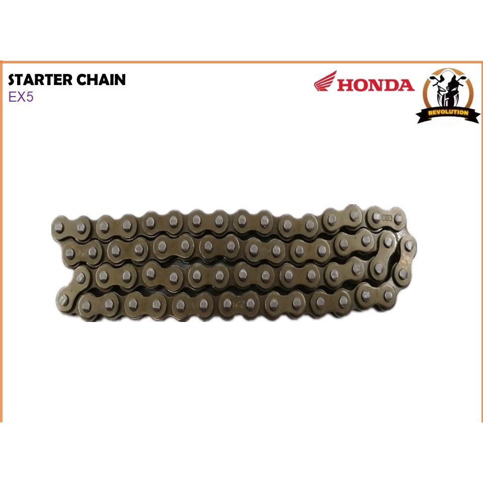 STARTER CHAIN RANTAI STARTER 62L HONDA EX5/DREAM/MR1/KRISS100 62L ...