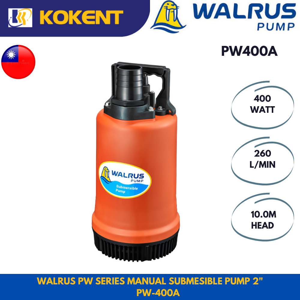 Walrus Manual Submersible Water Pump PW-400A | Shopee Malaysia