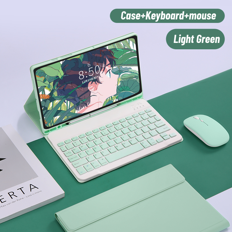 For iP 9.7 10.2 10.5 10.9 Pro11 Keyboard Case Wireless Keyboard with ...