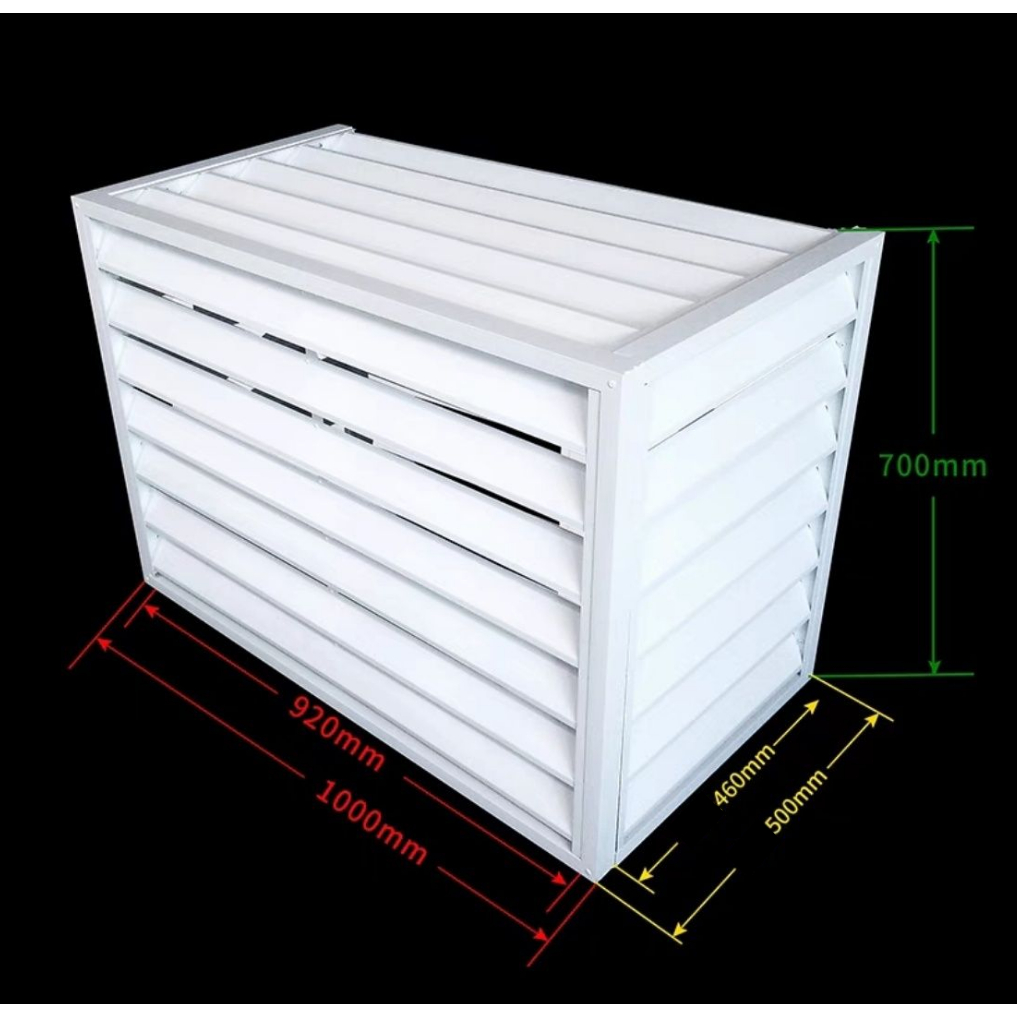 Aluminum alloy louver air conditioning external unit louver grille ...