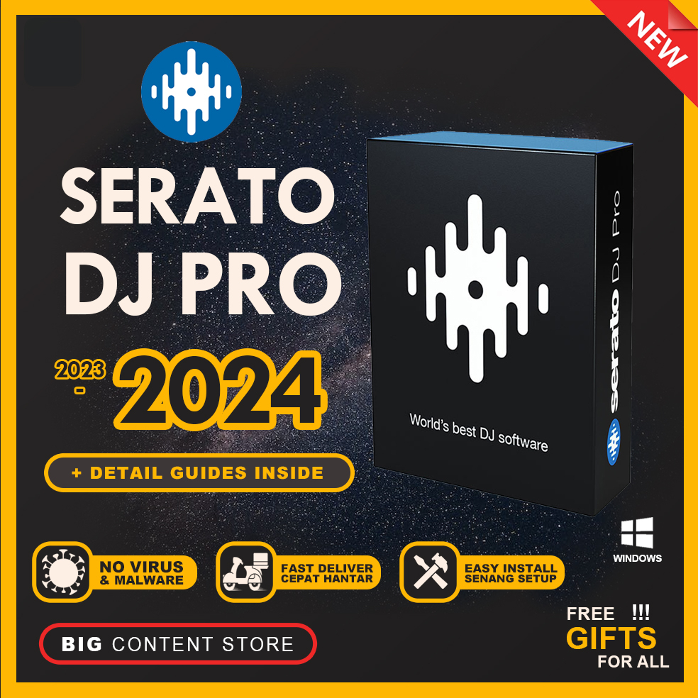 Serato DJ Pro 3.2 2024 💯 EASY INSTALL 💯 LIFETIME PREMIUM 💯 FAST ...