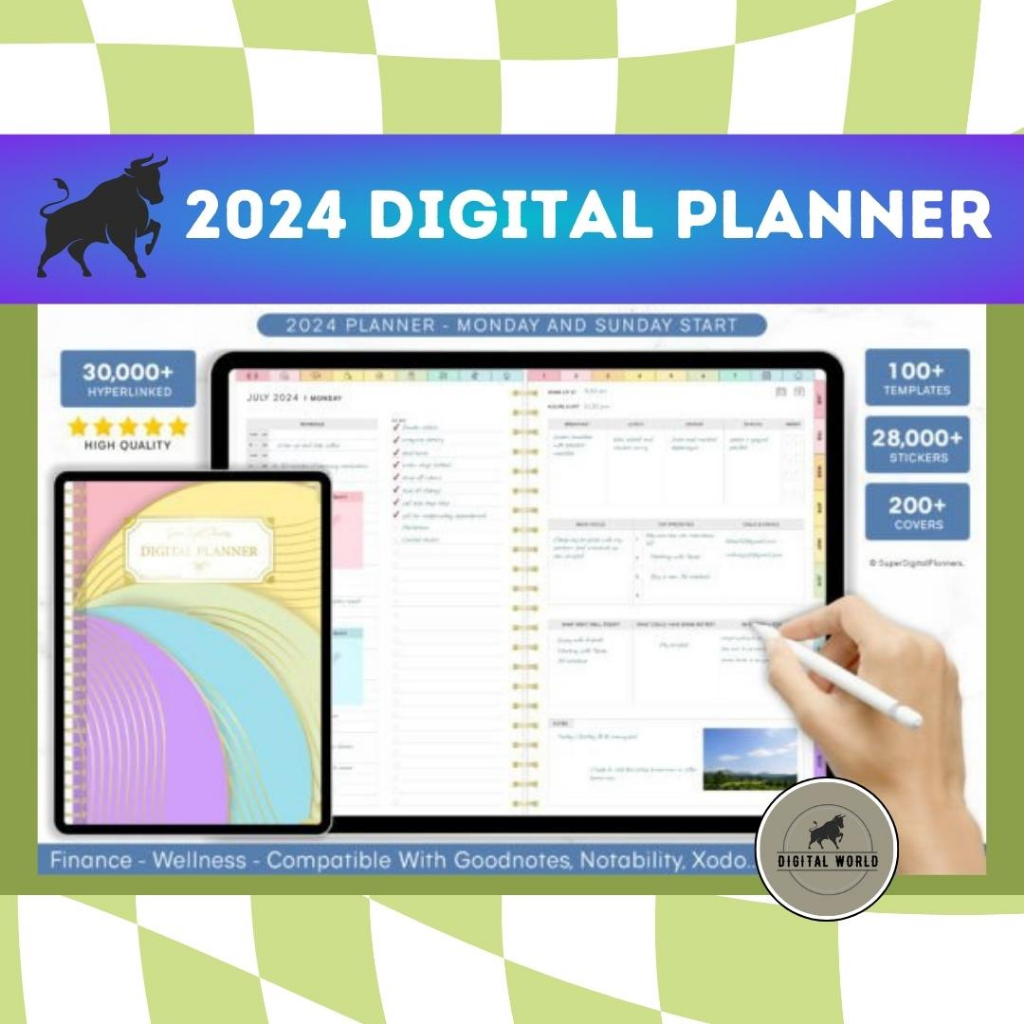 Digital Planner 2024 | Goodnotes Planner | Customizable Planner ...