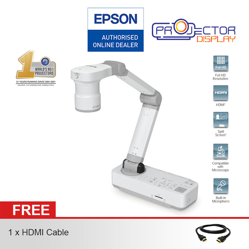 Epson ELPDC21 Visualizer / Document Camera / Visualiser, ELP DC21, DC21