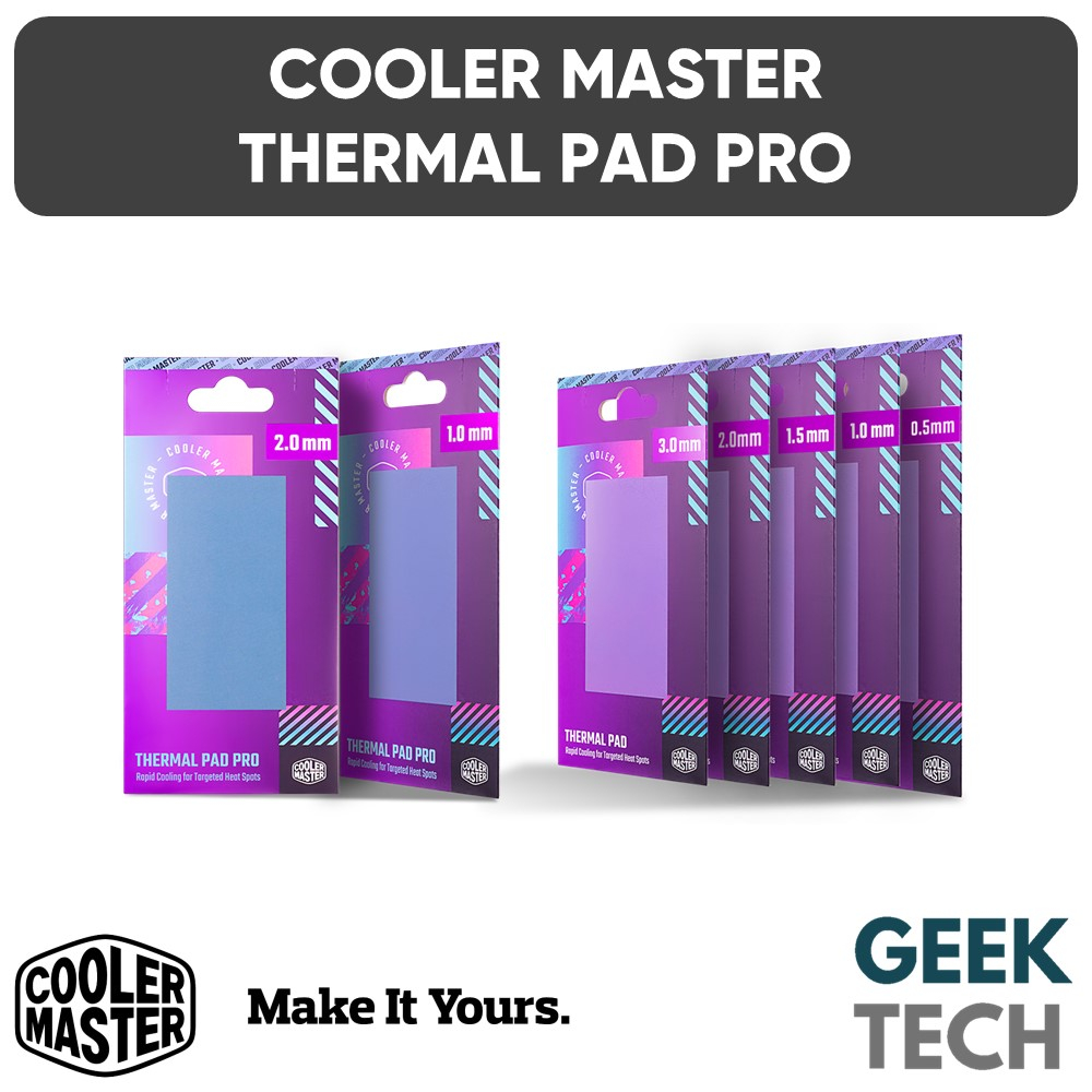COOLER MASTER Thermal Pad Pro 15.3 W/m.k Thermal Conductivity