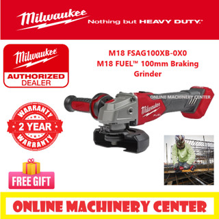 MILWAUKEE M18 FSAG100XB 0X0 M18 FUEL 100mm Braking Grinder M18 FSAG100XB M18 FSAG 100XB Cutting