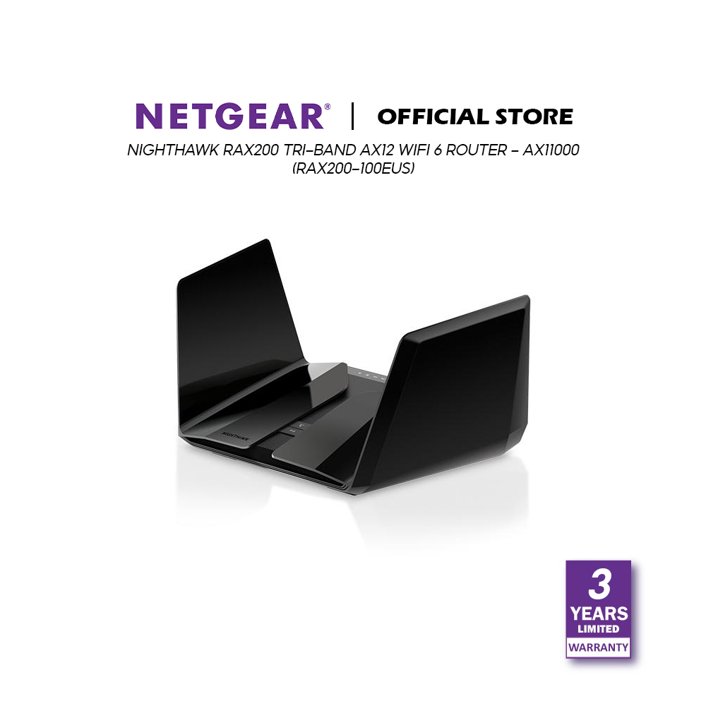 NIGHTHAWK RAX200 TRIBAND AX12 WIFI 6 ROUTER AX11000 Shopee Malaysia