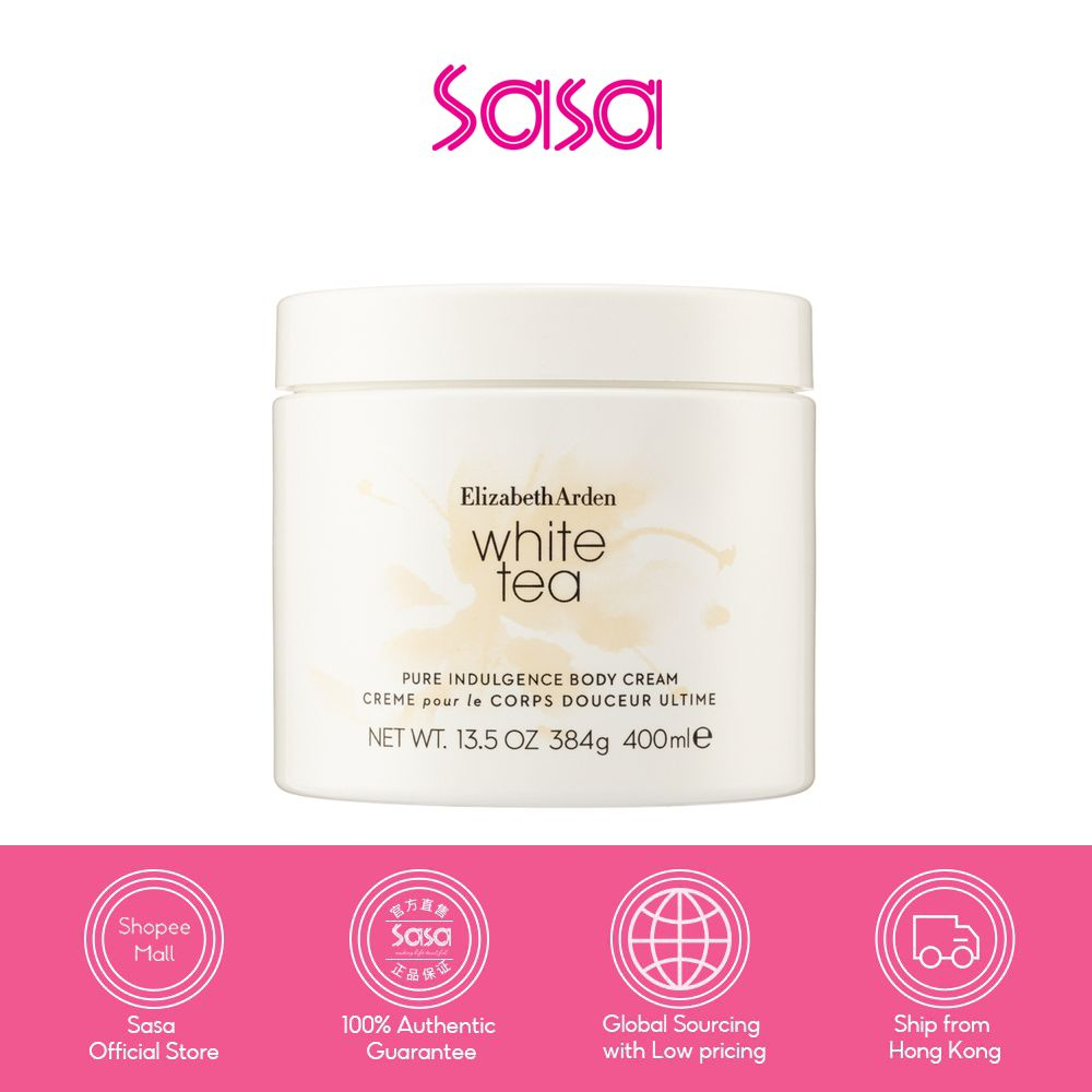 Elizabeth Arden White Tea Pure Indulgence Body Cream 400ml Shopee