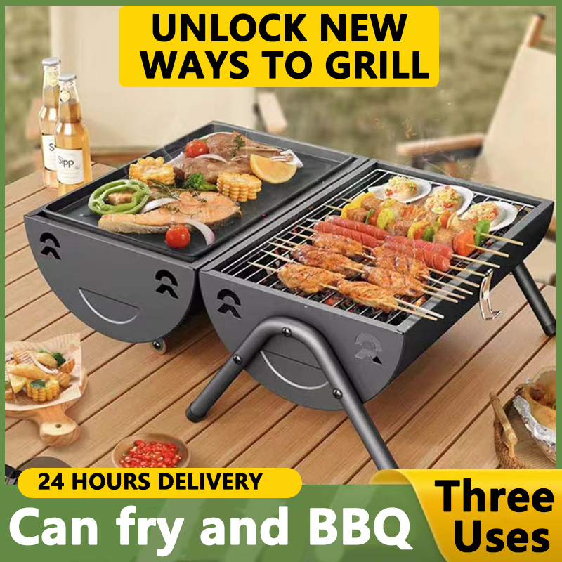 BBQ Grill Outdoorbarbeque Picnic Set Camping Portable Charcoal Barbecue   My 11134207 7r98y Lla6q7wxt8x9ce