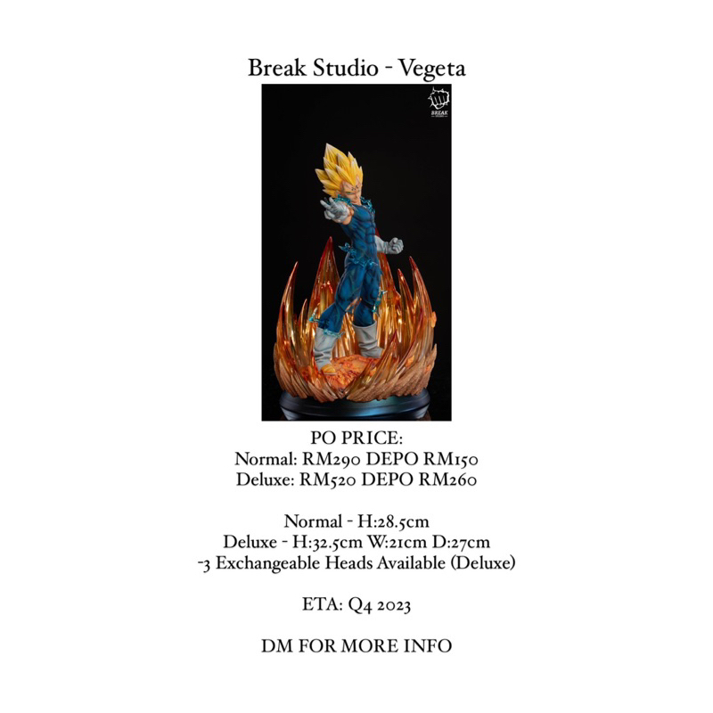 Break Studio - Vegeta | Shopee Malaysia