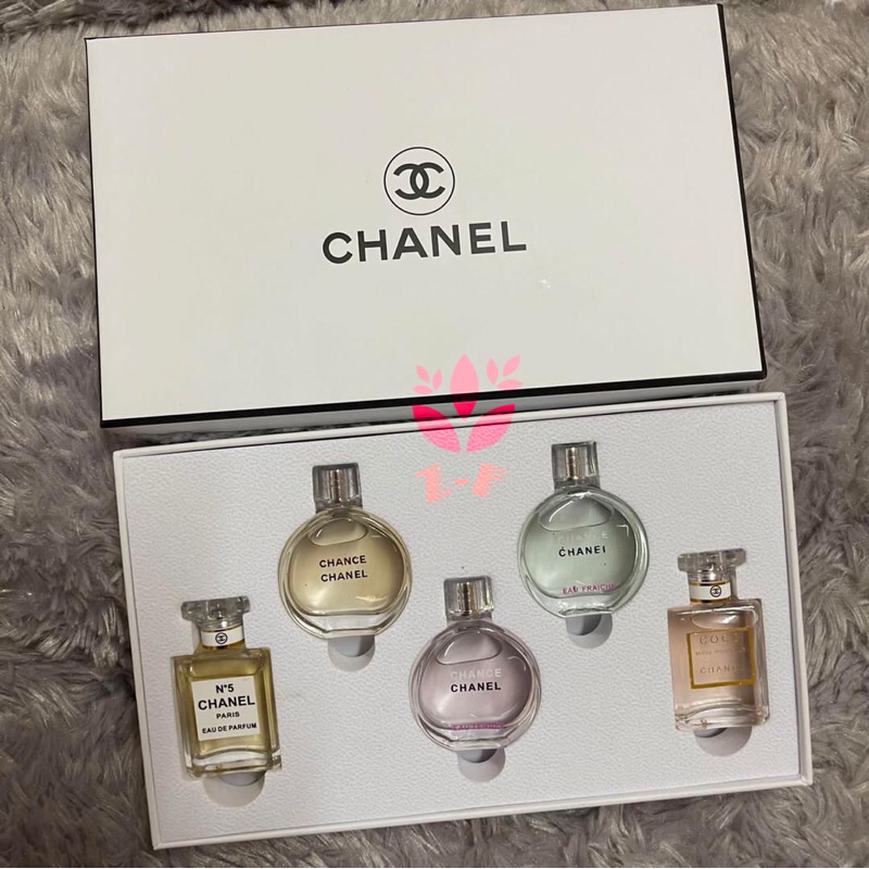 Chanel 5in1 Perfume Gift Box Edp Shopee Malaysia