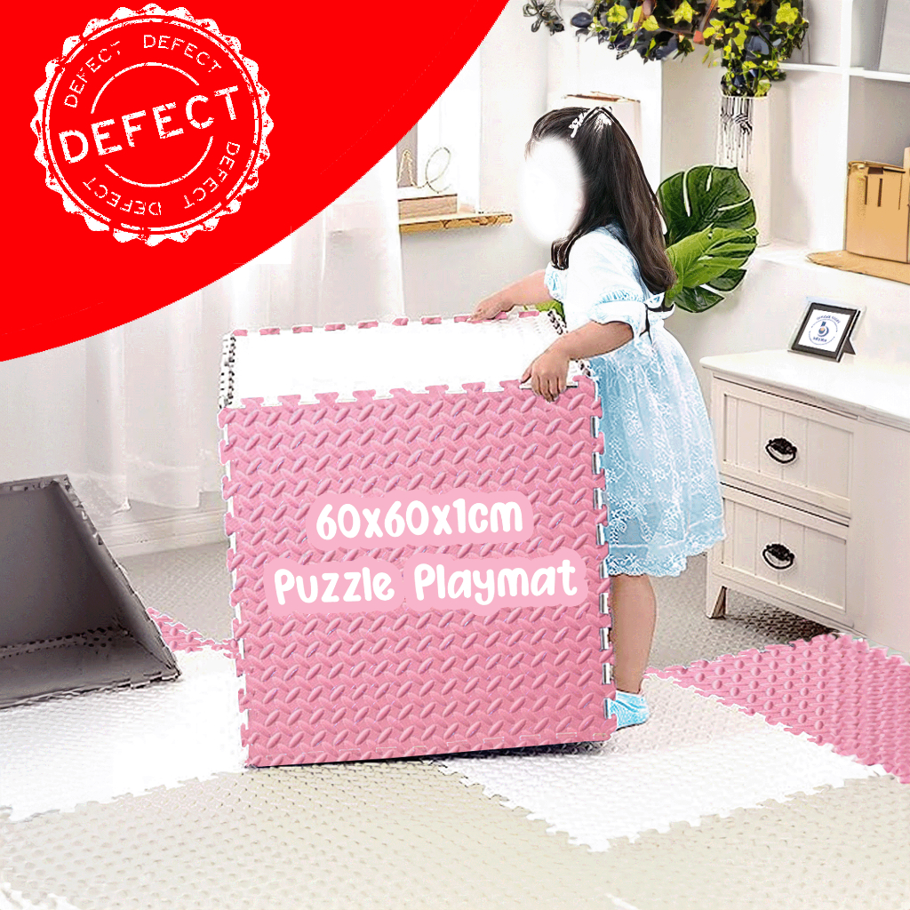 BabyBloo Playmat Defect 2nd Grade 60x60CM Reject Foam Puzzle Carpet Mat