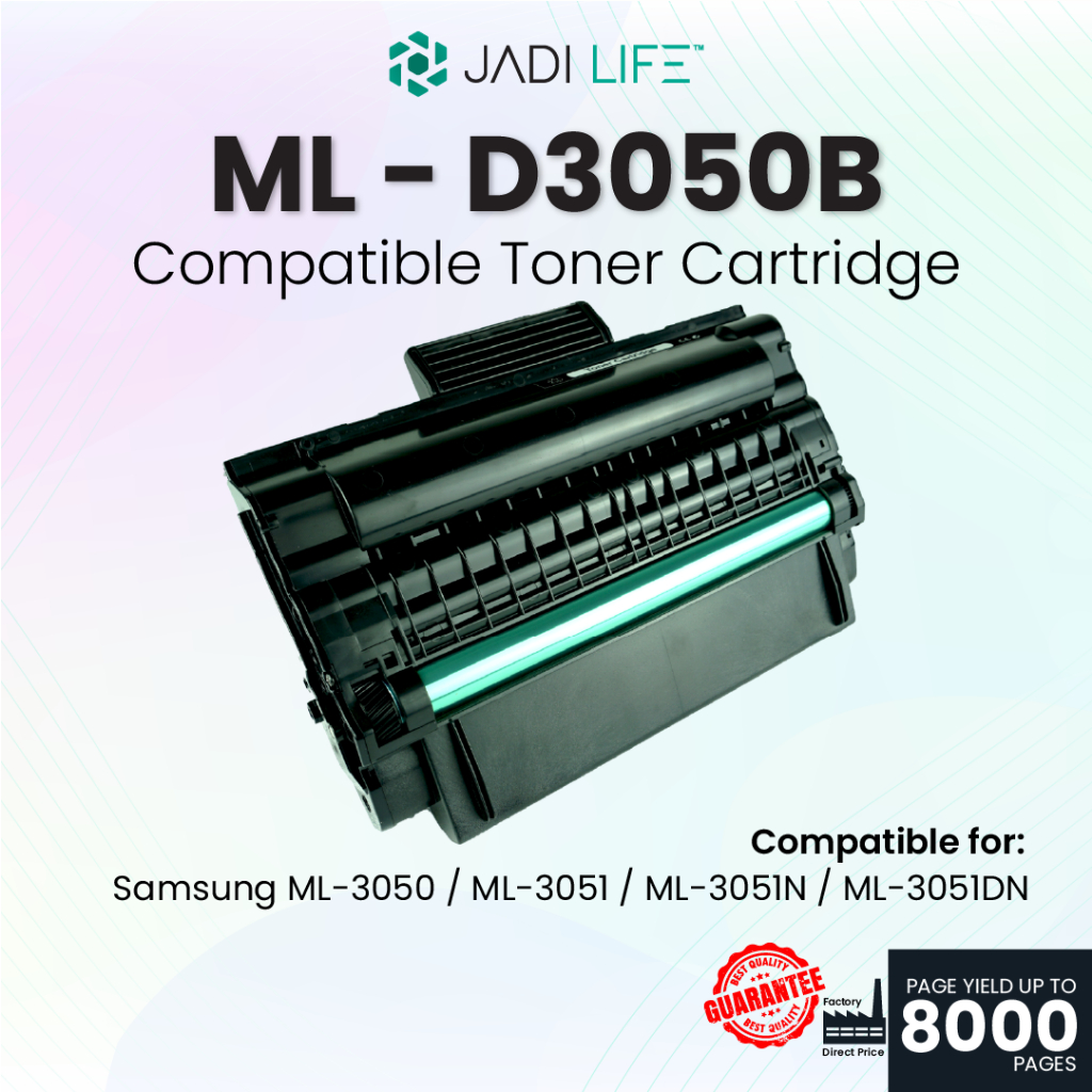 Compatible ML-D3050B Laser Toner Cartridge For Use In Samsung ML-3015N ...