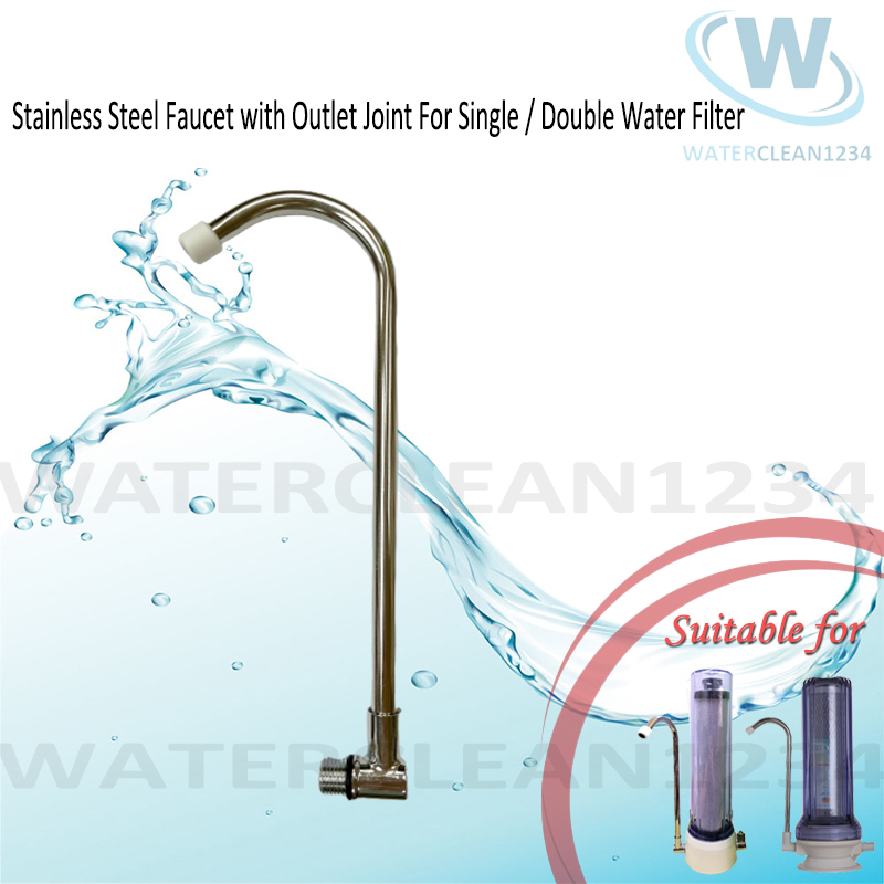 Stainless Steel Faucet with 1/4