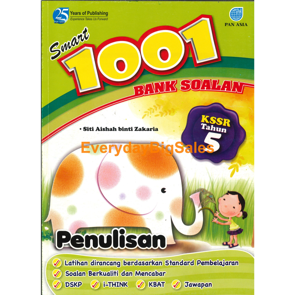 PAN ASIA SMART 1001 BANK SOALAN PENULISAN KSSR SEMAKAN | Shopee Malaysia