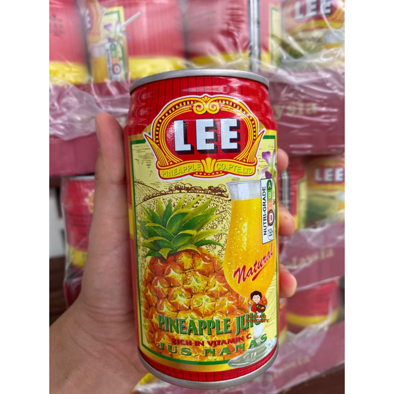 LEE Slices Juice Pineapple Juice 325ml 234g Lee Pineapple