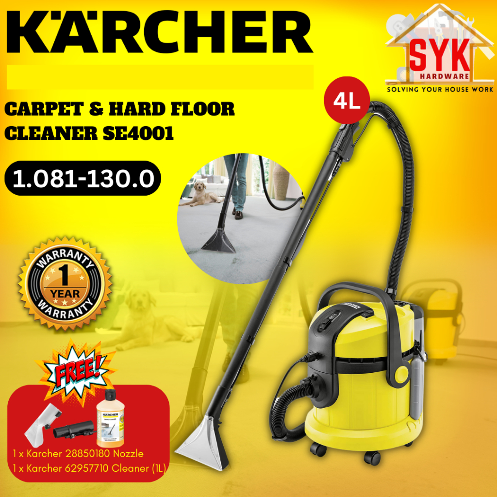 SYK(FREE SHIPPING)Karcher SE4001 Carpet Hard Floor Vacuum Cleaner Home