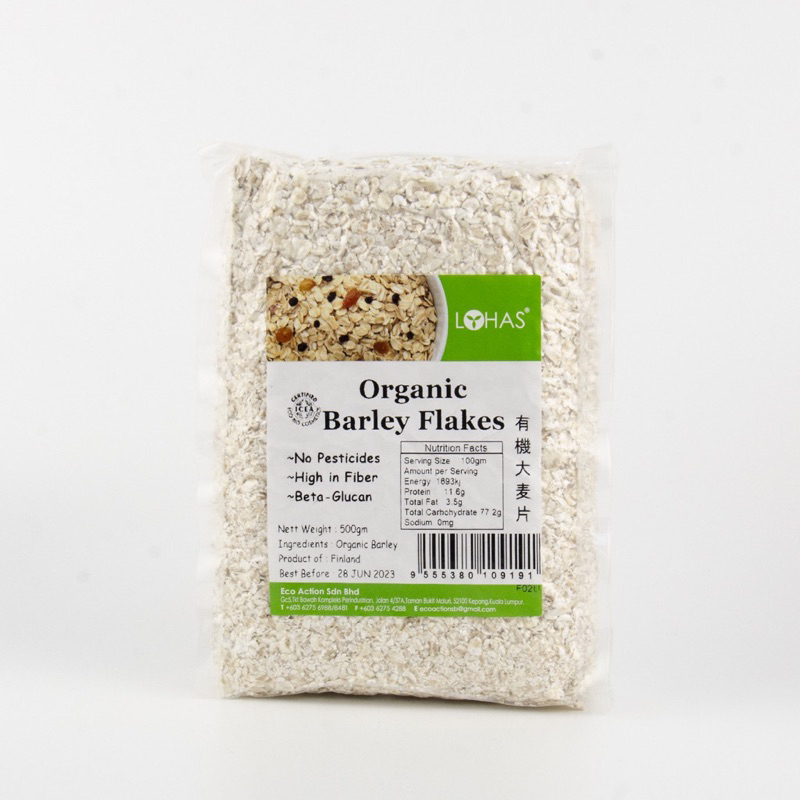 Lohas Organic Barley Flakes G Shopee Malaysia