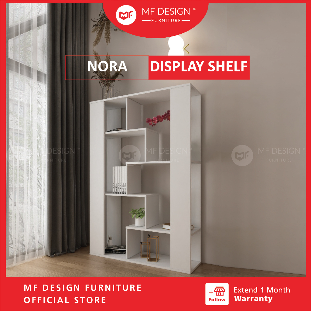 MF Design Nora Bookshelf Book Rack Rak Buku Display Rack Display Shelf ...