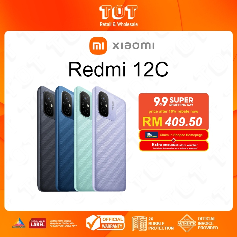 XIAOMI Redmi 12C (4+128GB/6+128GB) Media Tek Helio G85 L 5000mAh L 6.67 ...