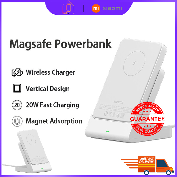 Xiaomi Magnetic Wireless Power Bank 5000mAh P05ZM For Mag-safe Wireless ...