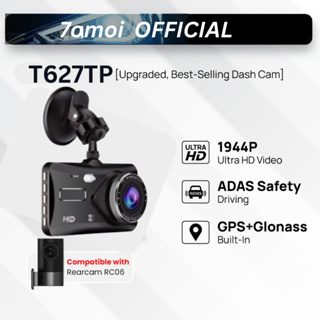 70Mai Smart Dash Cam 1S, Dash Cam Recorder Camcorder, 1080p, Night Vision,  Wide Angle, G-Sensor, Loop Recording, App WiFi, Voice Control (2020) 