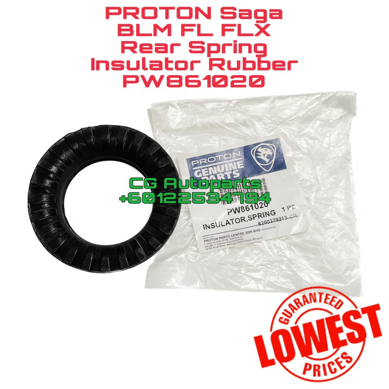 Proton Saga BLM FL FLX Rear Coil Spring Insulator Rubber PW861020