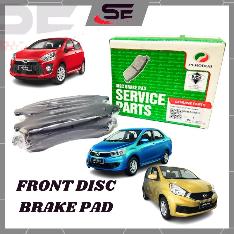 PERODUA Brake Pad Axia Bezza Myvi ICON Myvi Lagi Best Disc Brake Break