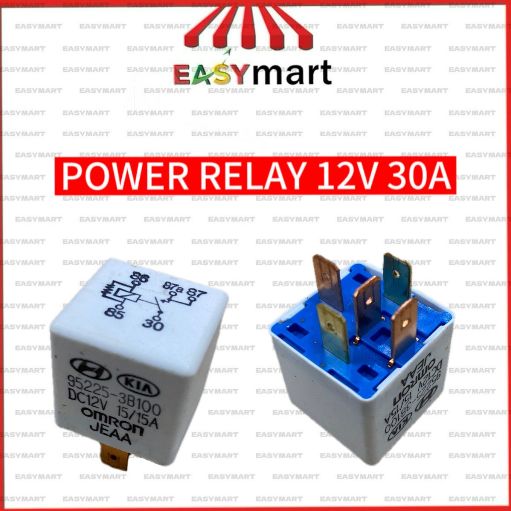 Power Relay 12V 30A PROTON SAGABLM FL FLX WAJA SAVVY | Shopee Malaysia