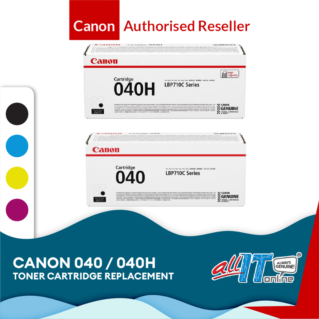 Canon Cartridge 040 / Canon Cartridge 040H Original Toner for