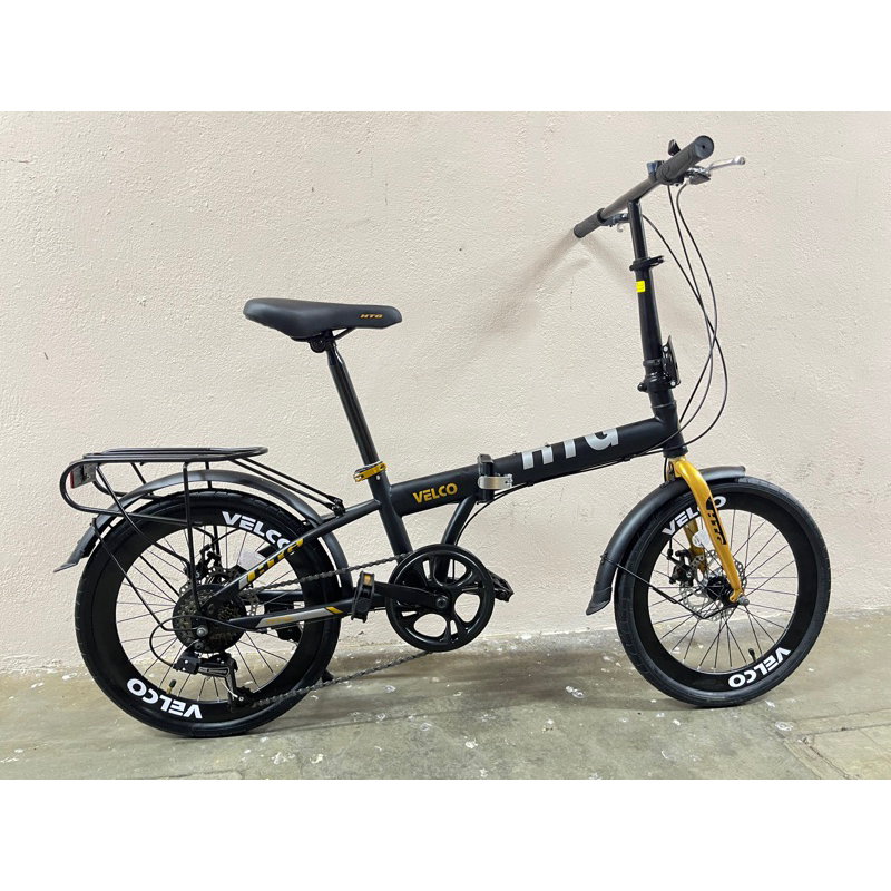 FOLDING BIKE VELCRO 20" 7speed shimano with Pelantar Magat Disc Brake