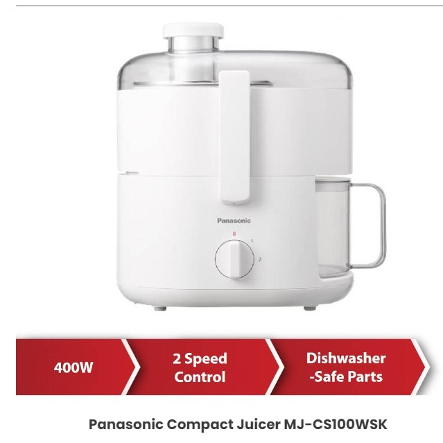 Panasonic Juice Extractor 600ml MJCS100WSK Juicer Fruit