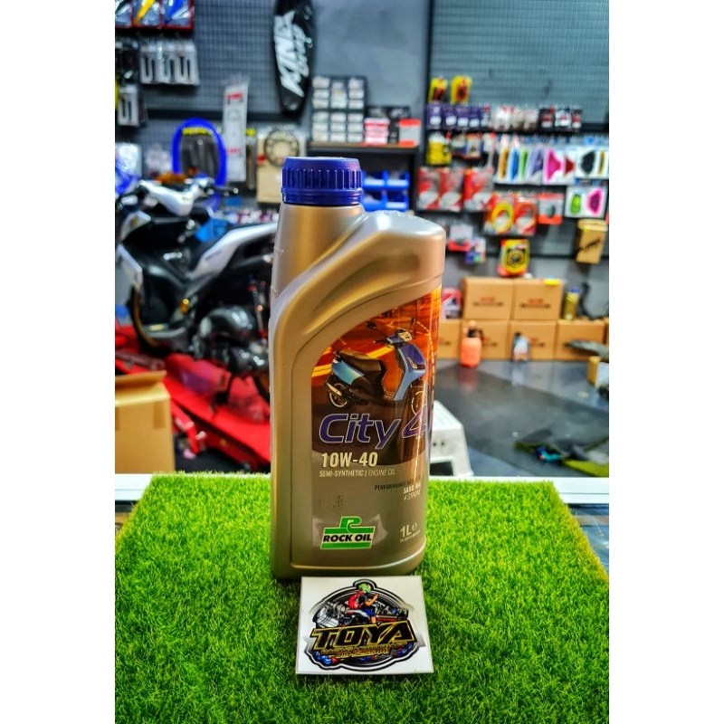 ROCKOIL CITY4 CITY 4PLUS 10W40 ENGINE OIL GEAR OIL ORIGINAL NVX NMAX