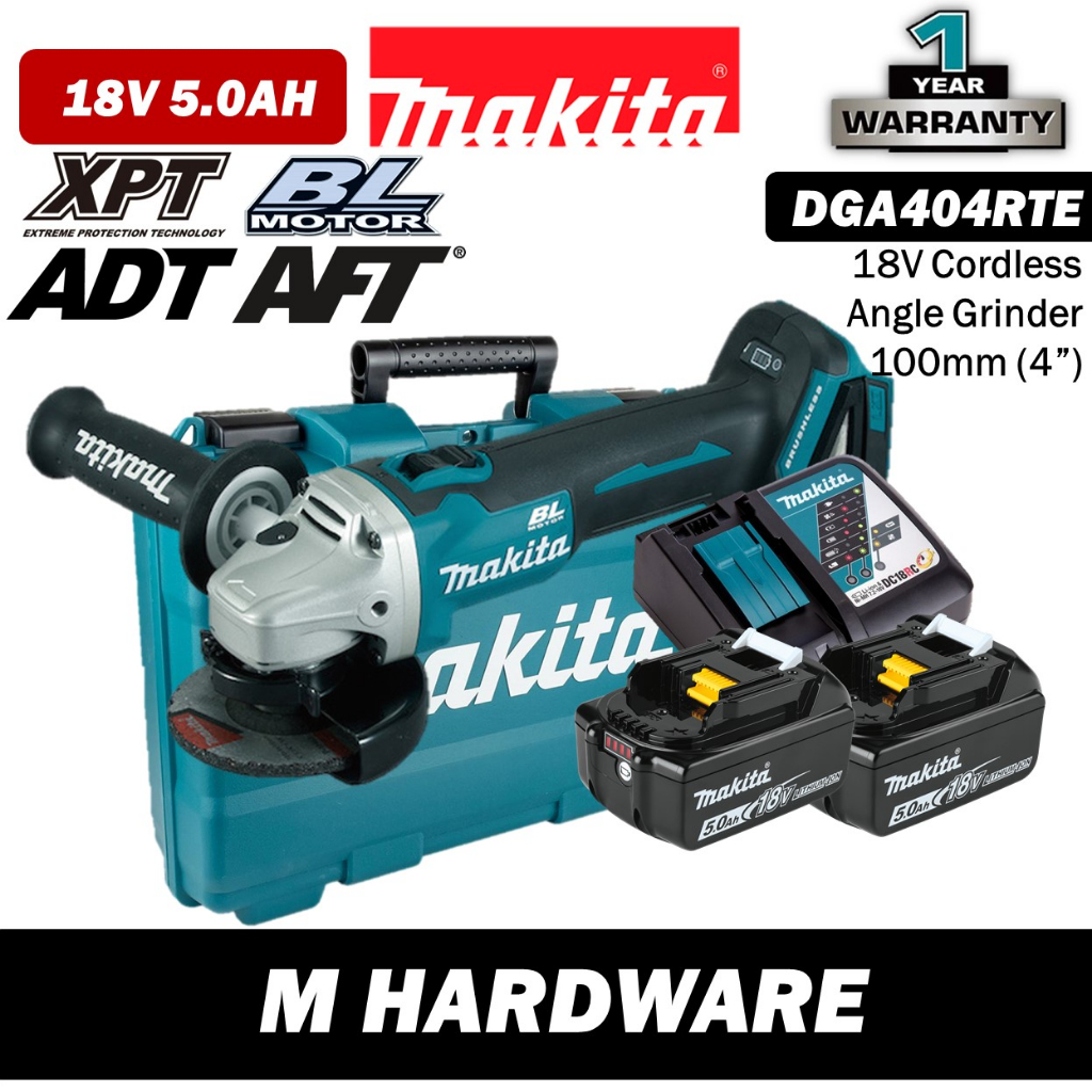 MAKITA DGA404RTE / DGA404RME / DGA404RFE / DGA404Z 18V Cordless Angle ...