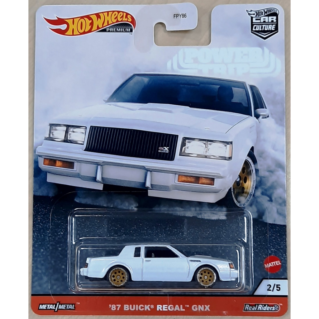 Hot Wheels Premium 87 Buick Regal GNX [1987 Grand National Car Culture ...