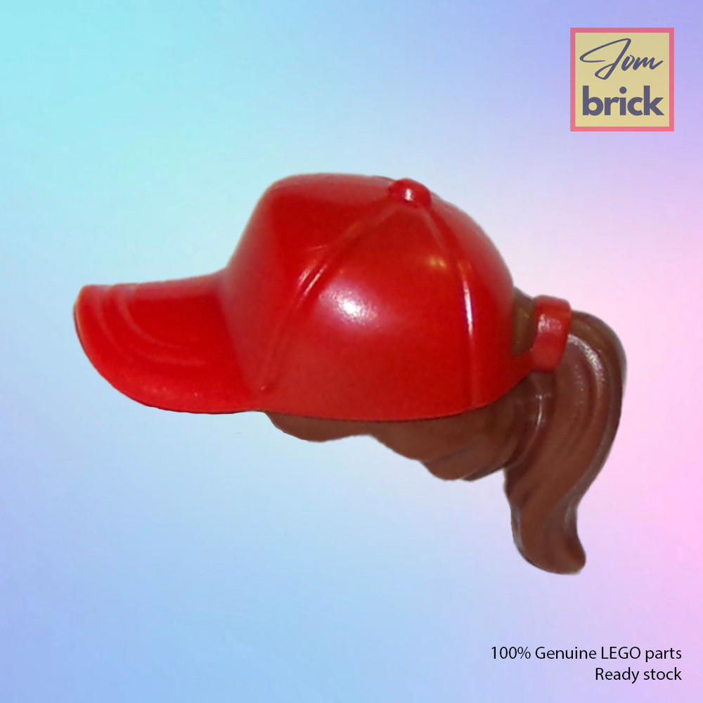 LEGO Parts (Genuine) [MFP] 35660 – 6223059 Ball Cap with Reddish Brown ...