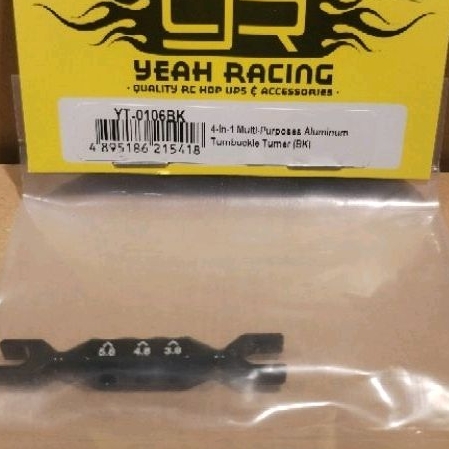 Yeah Racing YT-0209 4 In 1 Hex Screwdriver Wrench 1.5-3.0mm Black Gold - Nitro H