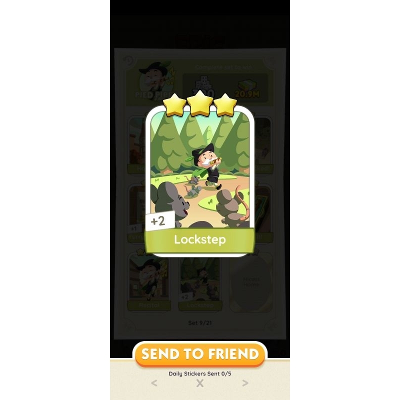 LOCKSTEP (Monopoly Go Sticker) | Shopee Malaysia