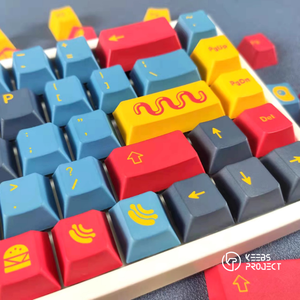 [𝐑𝐄𝐀𝐃𝐘 𝐒𝐓𝐎𝐂𝐊] GMK Diner PBT keycaps | 129 keys | Dye-Sub | Fast Food ...