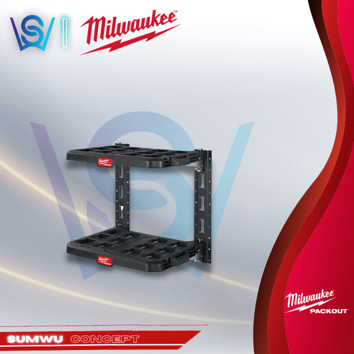 MILWAUKEE PACKOUT RACKING/SHELVING KIT (48228480) HEAVY DUTY RACK