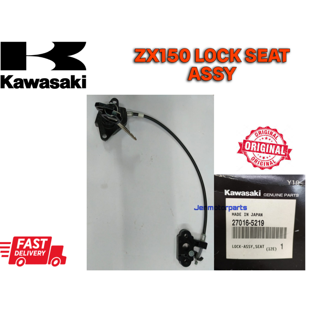 ZX150 SEAT LOCK ORIGINAL #27016-5219#ZX150#KAWASAKI | Shopee Malaysia