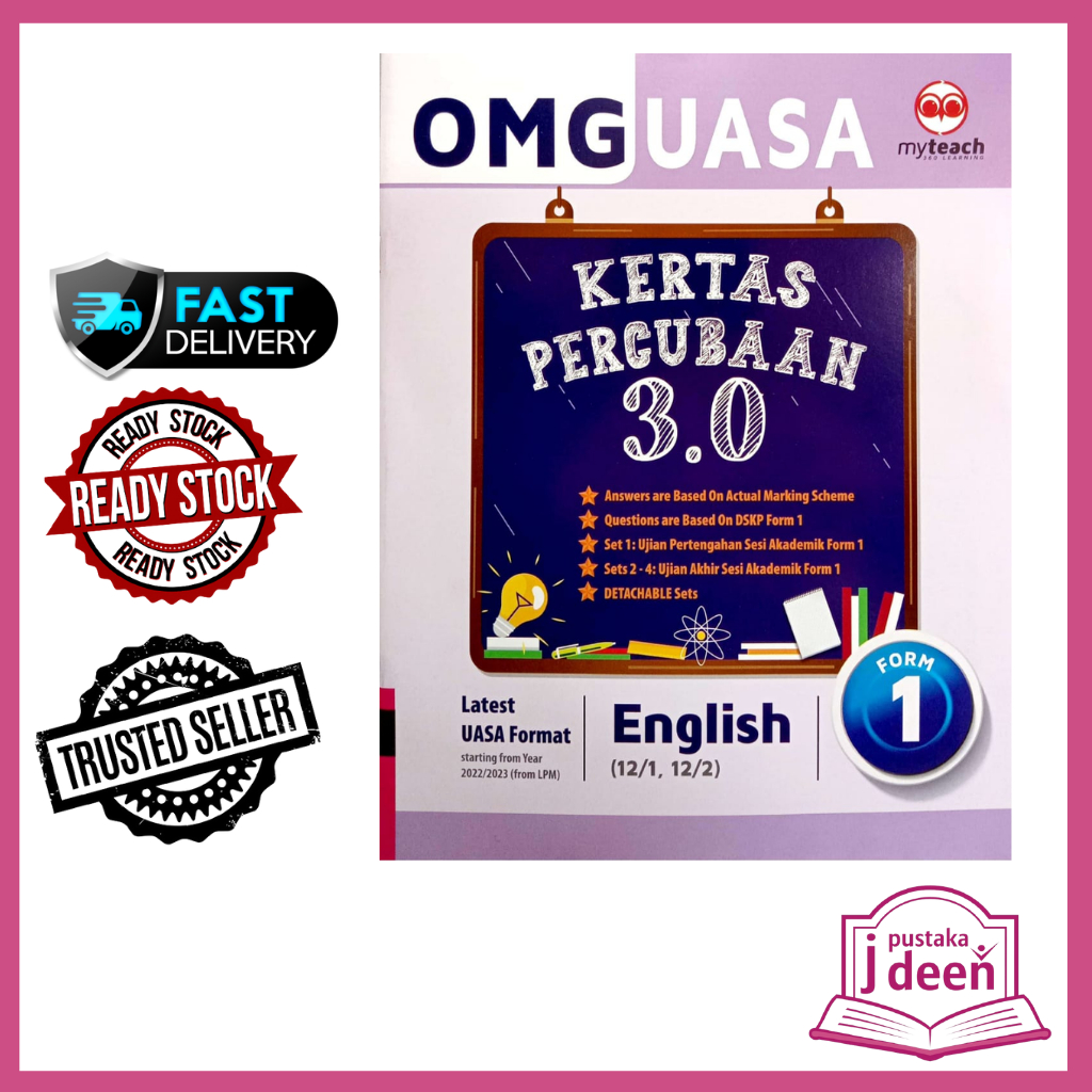 Jdeen Buku Latihan English Tingkatan Kertas Percubaan Omg Uasa Shopee Malaysia