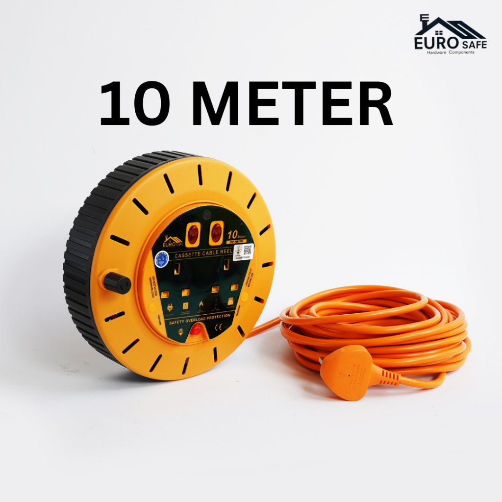 COSGO/EUROSAFE Cassette Extension Reel 5/7/10 Meter(KOOK) Shopee Malaysia