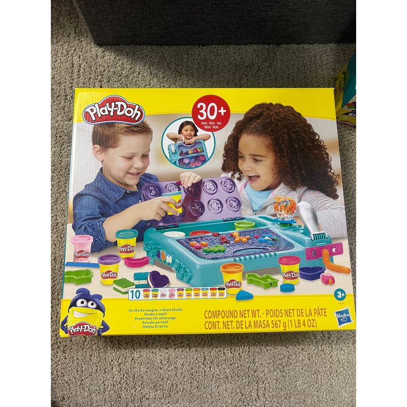 PlayDoh On the Go Imagine and Store Studio with Over 30 Tools and 10