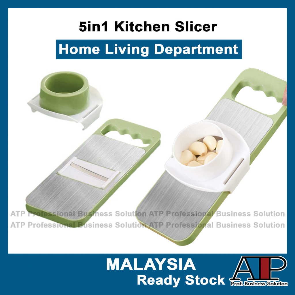 Pantry🍳 5in1 Stainless Steel Multifunction Slicer Vegetable Grater ...