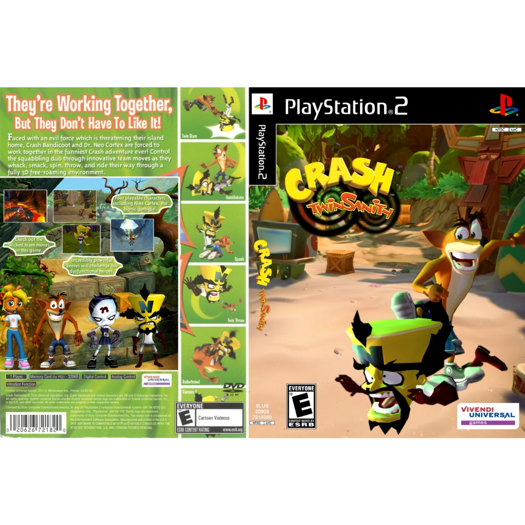 PS2 DVD Games Crash Twinsanity | Shopee Malaysia