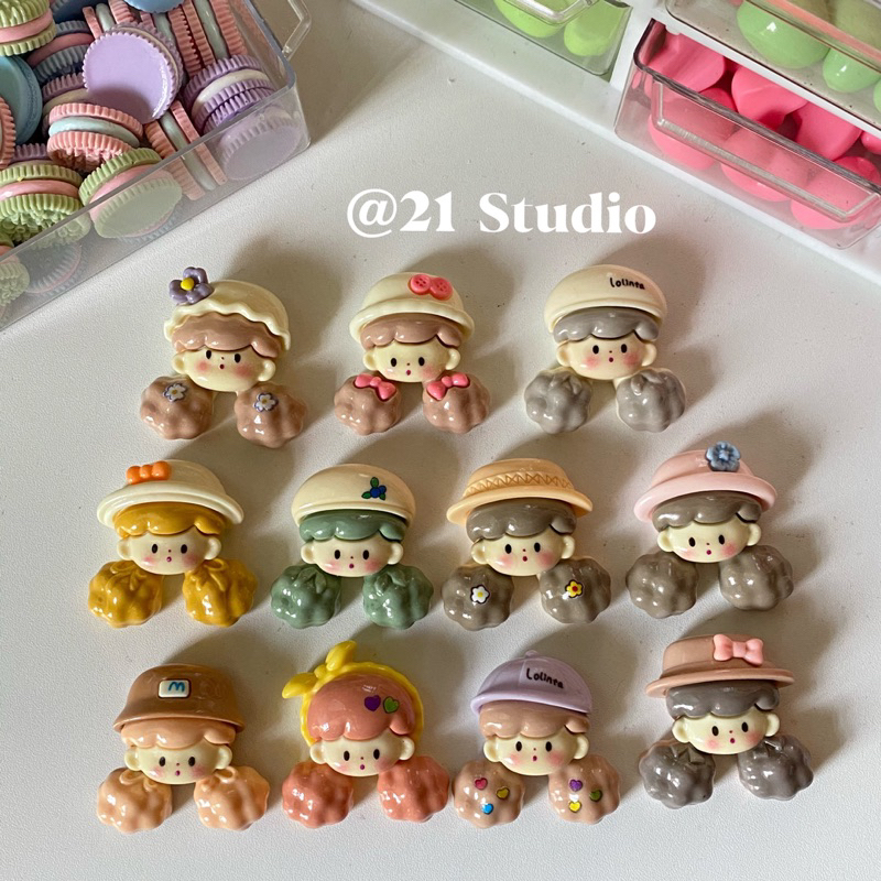 Cute Molinta Miss Creativity Big Charms DIY Resin Accessories ...
