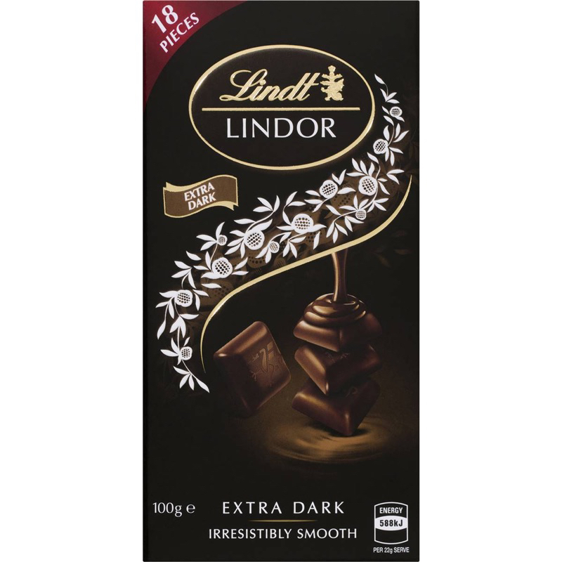 Lindt Lindor Chocolate Block 60% Dark 100g Block | Shopee Malaysia