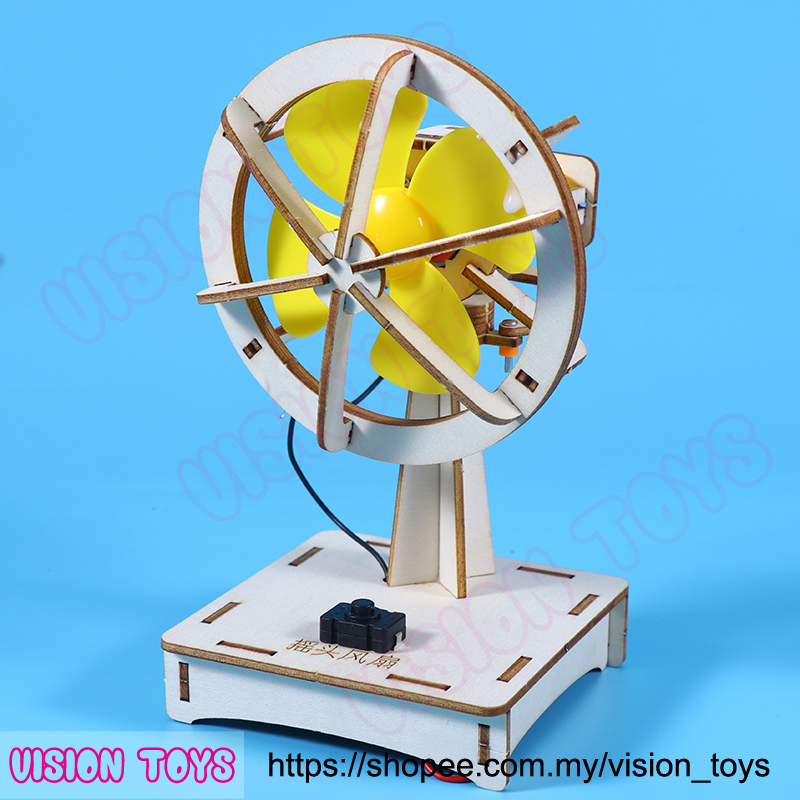 Kipas Elektik Electric Fan 电动摇头风扇 Science Engineering Education Toys ...