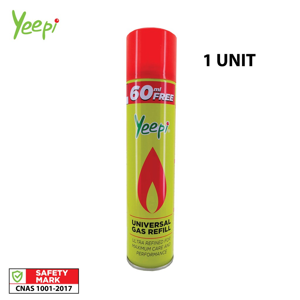 Yeepi lighter Gas Refill 300ml +60ml free | Shopee Malaysia