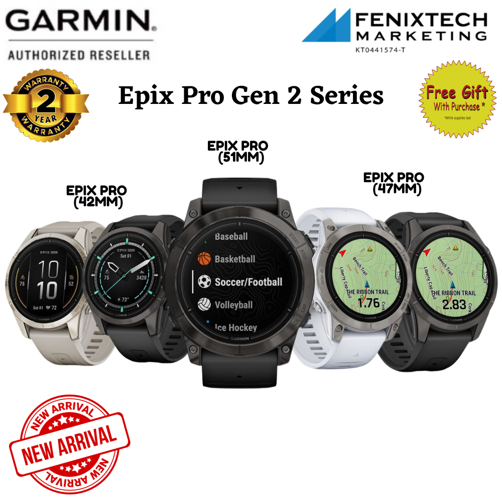 Garmin Epix Pro Gen 2 / Garmin EPIX Gen 2 Amoled Screen Premium GPS ...
